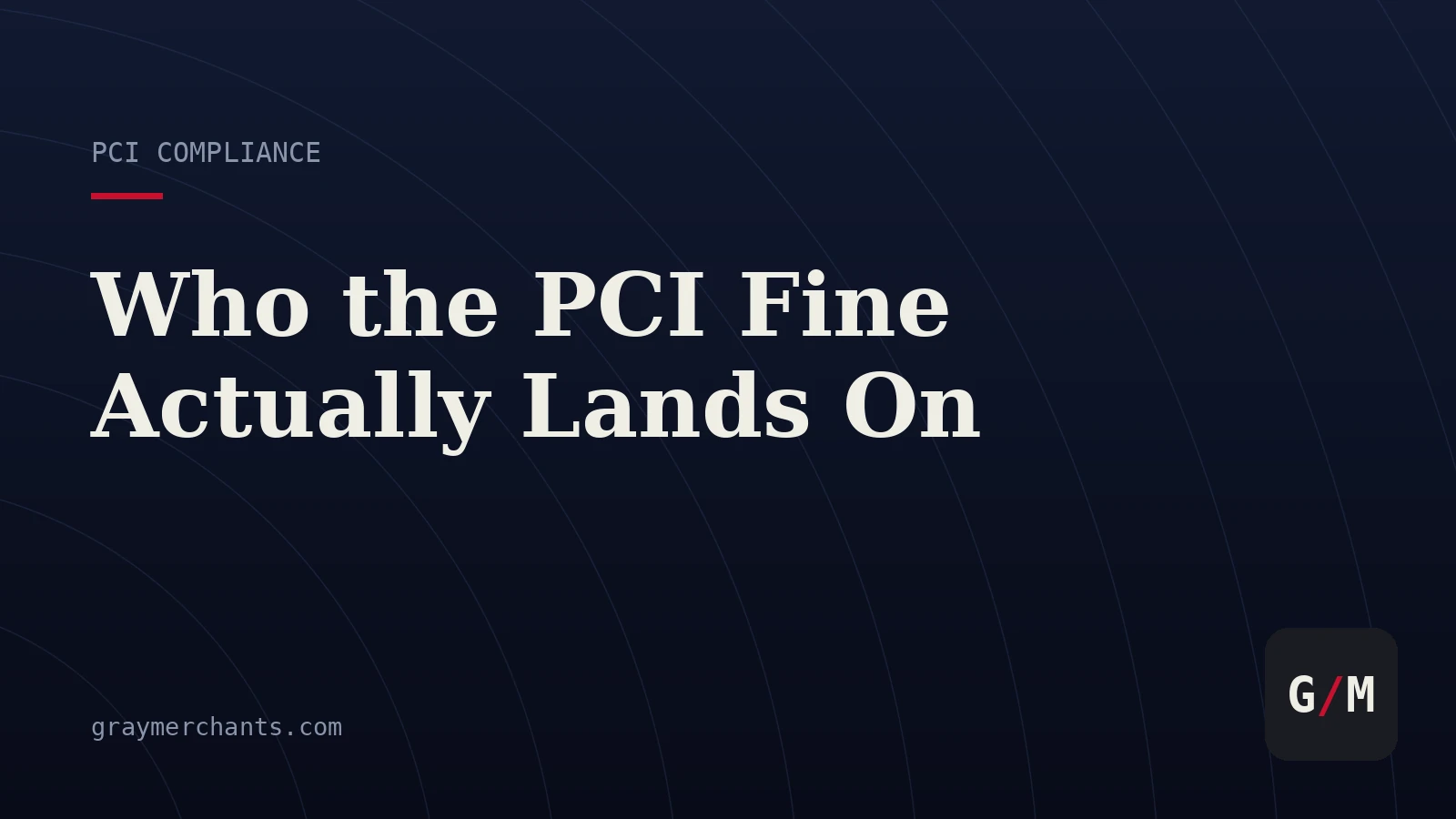 Visa PCI DSS Rules: Who the Fine Actually Lands On